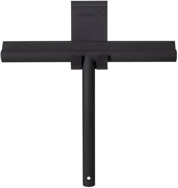 Sealskin Raamwisser Deluxe RVS 24 cm Mat Zwart(incl. Flexibele Glashaak )