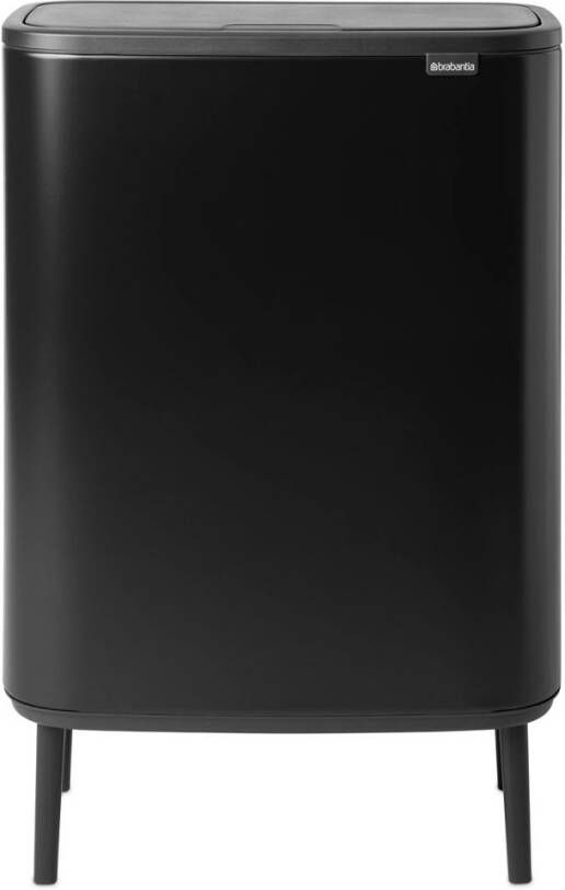 Brabantia Bo Touch Bin Hi prullenbak met deksel op pootjes 60 liter