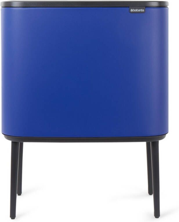 Brabantia Bo Touch Bin recyling duo prullenbak met deksel op pootjes 11 + 23 liter