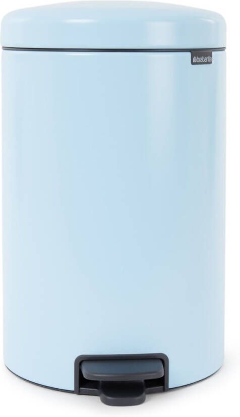 Brabantia Newicon Pedaalemmer 20 Liter Met Kunststof Binnenemmer Dreamy Blue