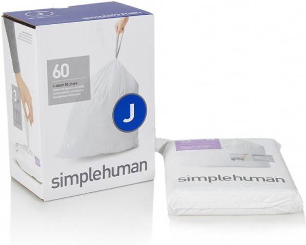 Simplehuman Vuilniszakken Code J 38 45 L 3 X 20 Stuks