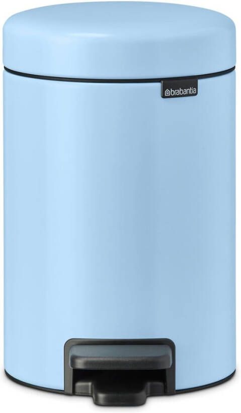 Brabantia Newicon Pedaalemmer 3 Liter Met Kunststof Binnenemmer Dreamy Blue