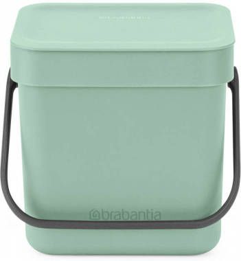 Brabantia Sort & Go Afvalbakje 3 Liter Jade Green