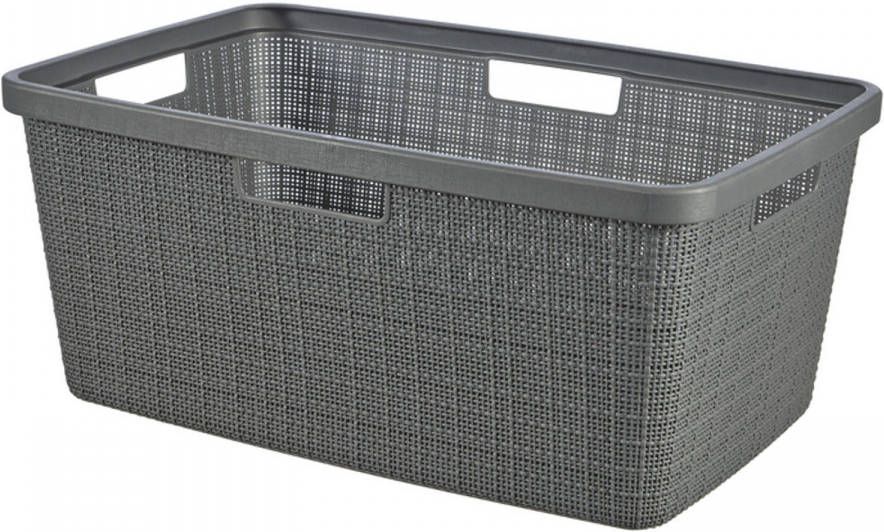 Curver Jute Wasmand 46l Donkergrijs