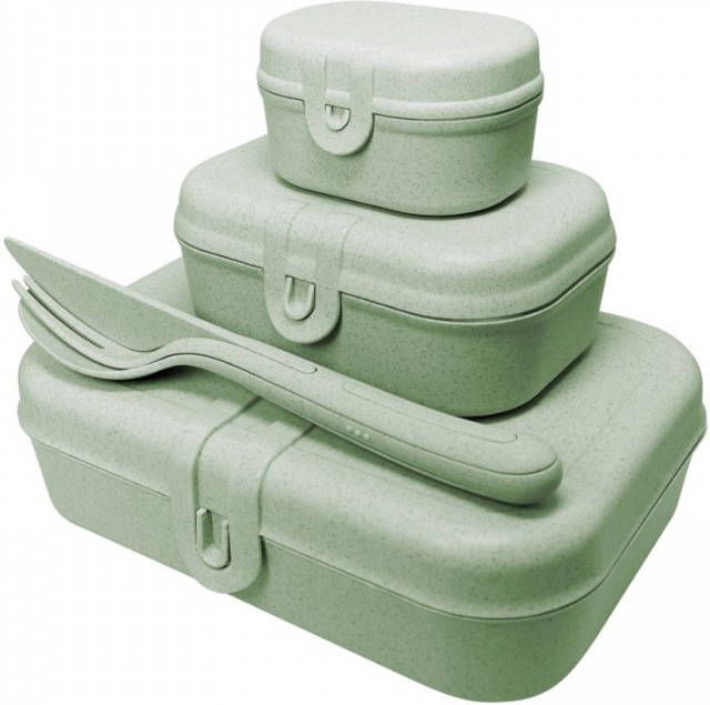 Enjoy2Cook Lunchbox En Bestekset, Organic Groen Koziol Pascal Ready