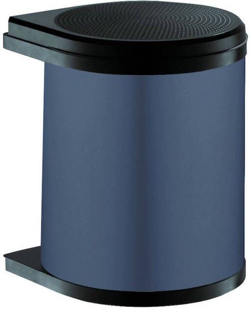 Hailo Afvalemmer D.grijs Zwart 3515 07