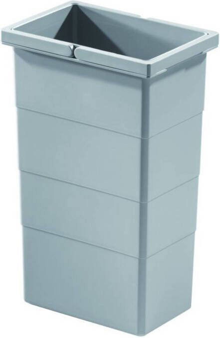 Hailo Binnenemmer 10 Ltr Zilver Grijs