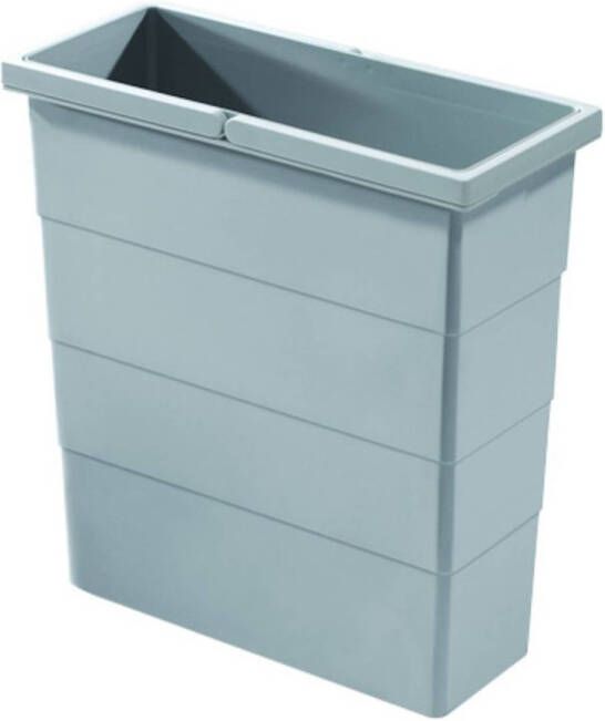 Hailo Binnenemmer 12 Ltr Zilver Grijs