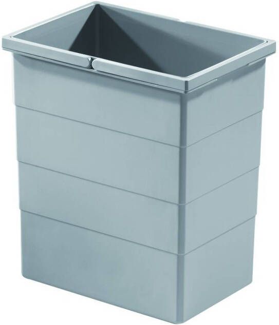 Hailo Binnenemmer 20ltr Zilver Grijs