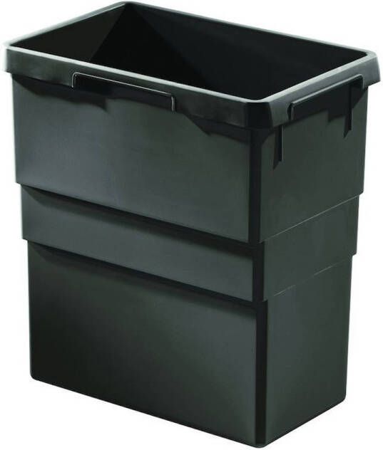 Hailo Binnenemmer 30ltr Donker Grijs