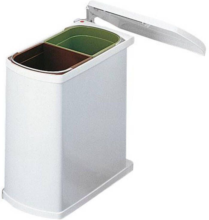 Hailo Duo AutoMatic Inbouwafvalemmer 16 Liter
