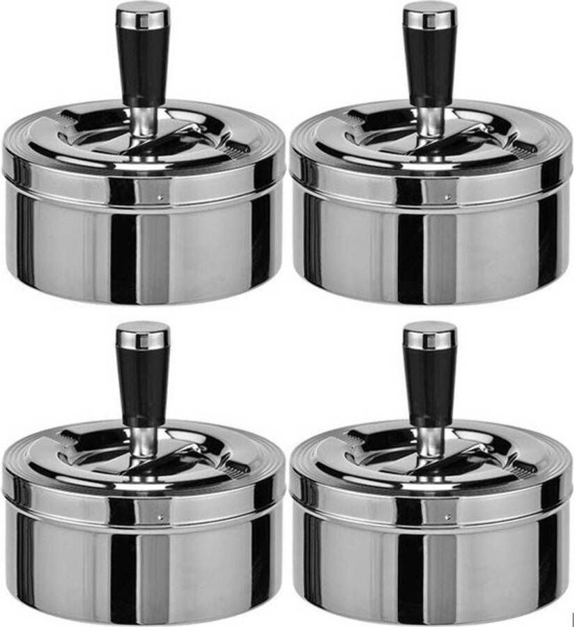 Haushalt 16085 4 X Draaiasbak 11 Cm
