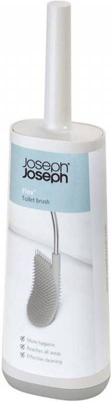 Joseph Flex Toilet Brush With Holder Grey/white