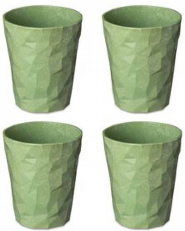 Koziol Bekers Club Groen 250 Ml 4 Stuks
