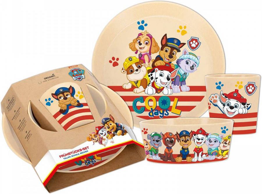 Koziol Kinderservies Connect Paw Patrol Creme 3 delig