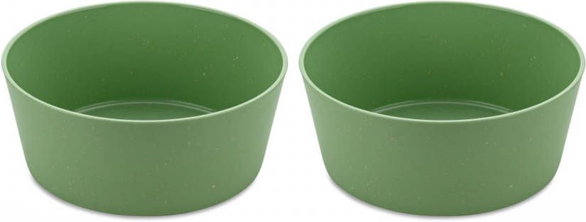 Koziol Kleine Kommen Connect Groen ø 12 Cm/400 Ml 2 Stuks