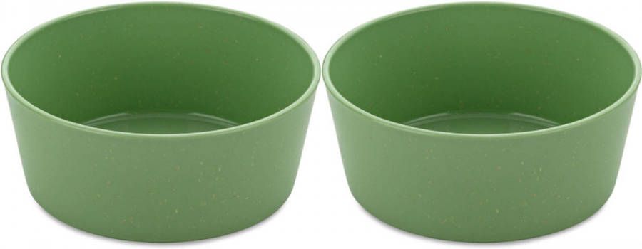 Koziol Kommen Connect Groen ø 16 Cm/890 Ml 2 Stuks