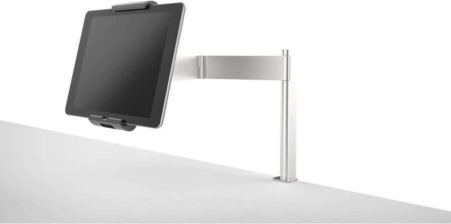 Masskas Durable Tablethouder Zilver 360°c Draaibaar Inclusief Tafelklem