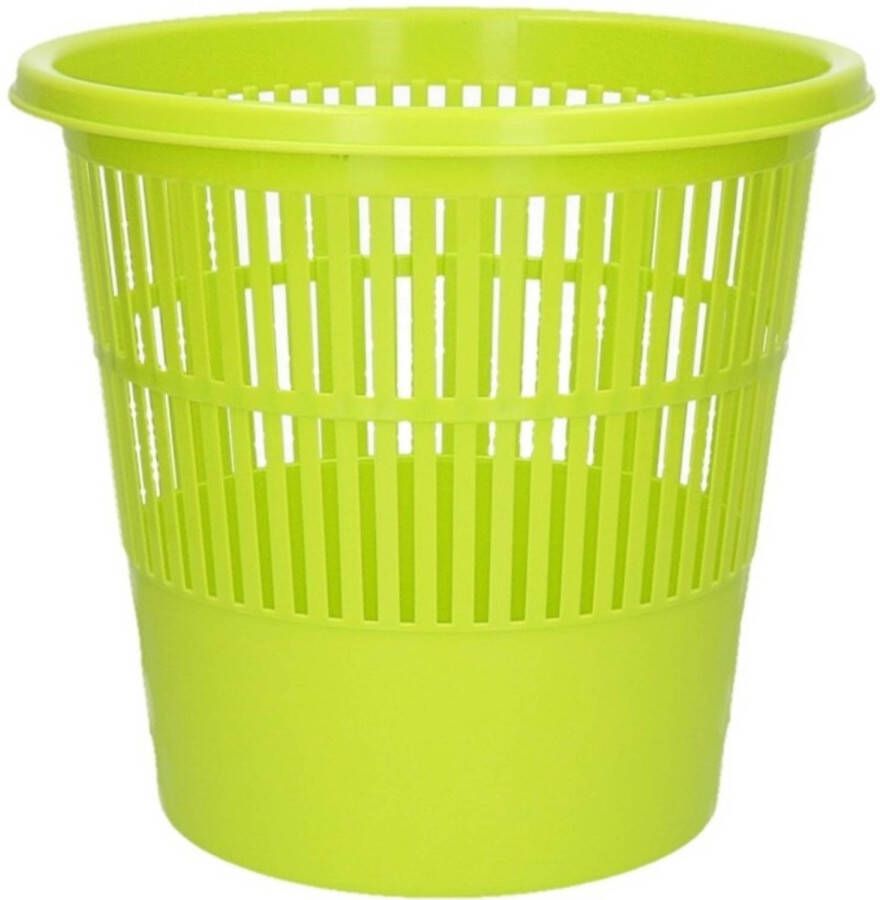 Merkloos Groene Vuilnisbak/prullenbak 20 Liter Prullenmanden