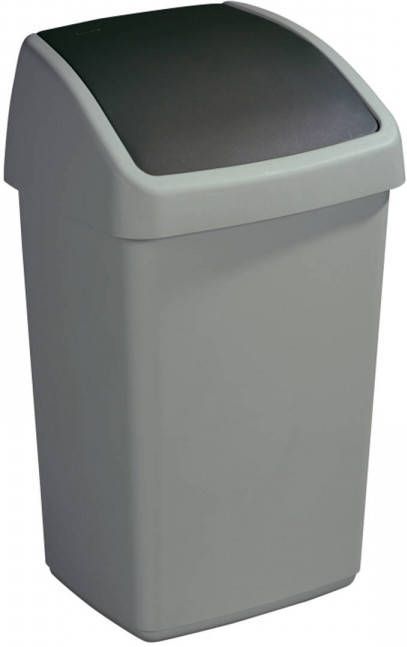 Sunware DELTA PRULLENBAK SWING ZWART GRIJS 25L 31 x 28 x 54 cm