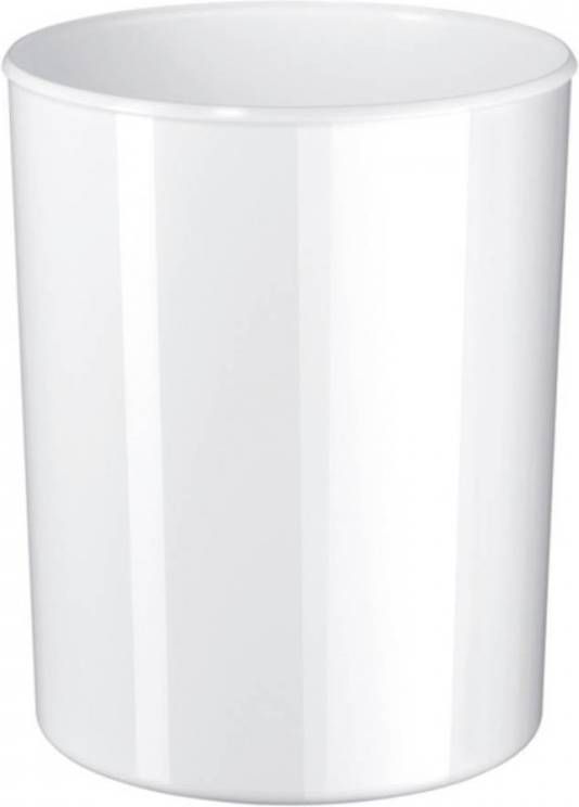 Merkloos Papierbak Han I line 13 Liter Hoogglans Wit