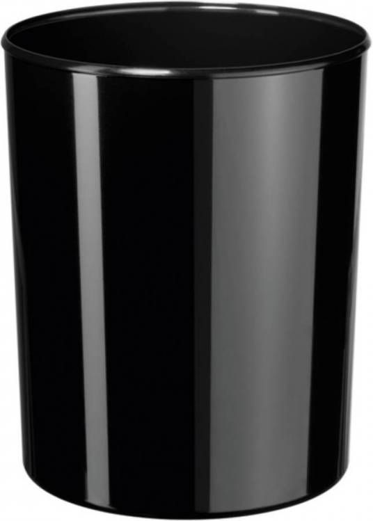 Merkloos Papierbak Han I line 13 Liter Hoogglans Zwart