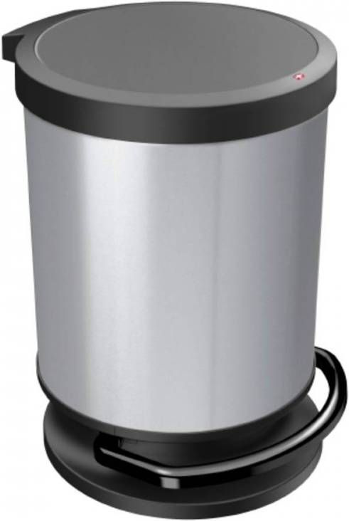 Rotho Paso Pedaalemmer 20 Liter Silver Metallic