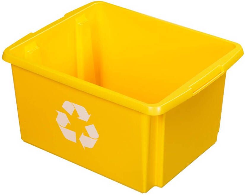Sunware Nesta eco opbergbox 32 liter geel 24x36x45, 5 cm Leen Bakker