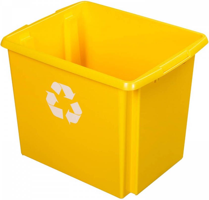 Sunware Nesta Recycle Box 45 Liter Geel