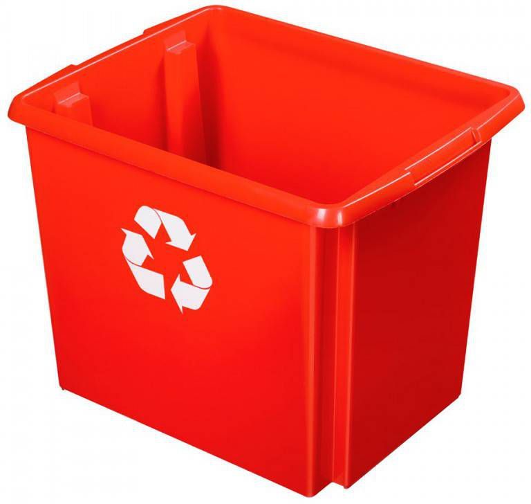 Sunware Nesta Recycle Box 45 Liter Rood