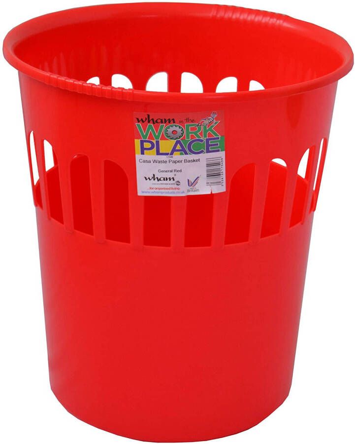 Wham Papierbak Work Place 30 X 33 Cm Rood