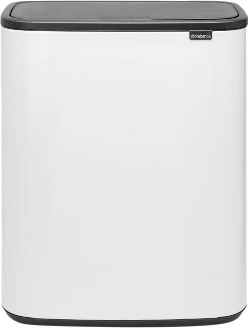 Brabantia Bo Touch Bin 2 x 30 Liter White