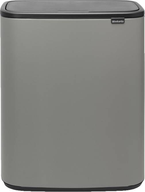 Brabantia Bo Touch Bin 60 Liter Mineral Concrete Grey
