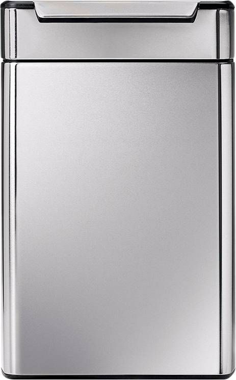 Simplehuman Rectangular Touch Bar Recycler 2 x 24 Liter Rvs