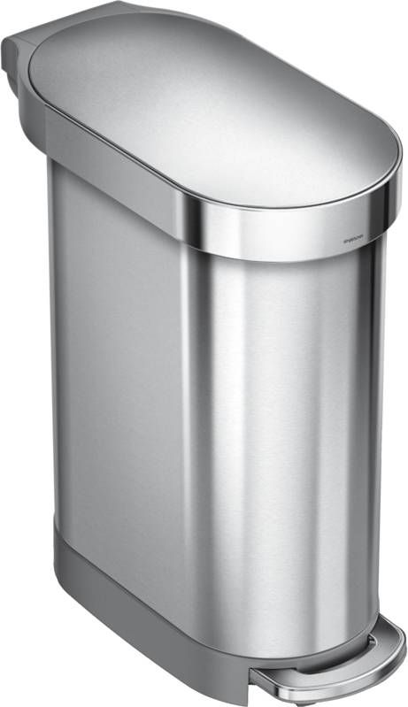 Simplehuman Slim 45 Liter Rvs