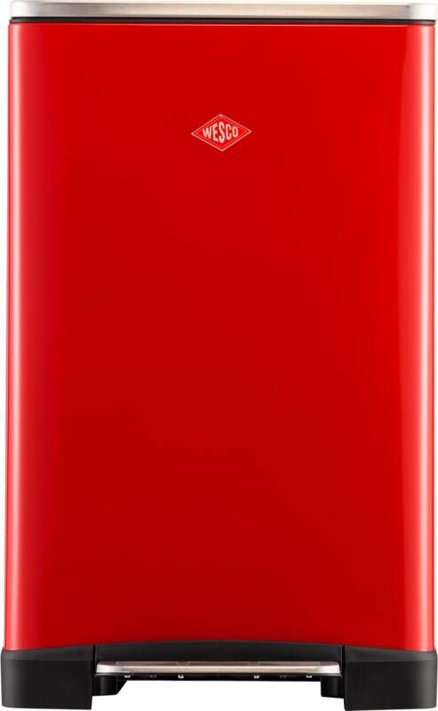 Wesco Big Double Boy 2 x 18 Liter Rood