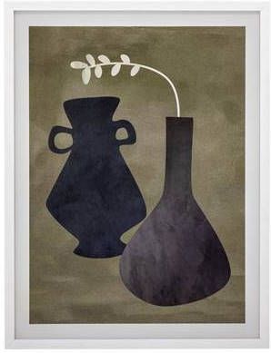 Bloomingville Brindisi Poster Wit Dennenhout