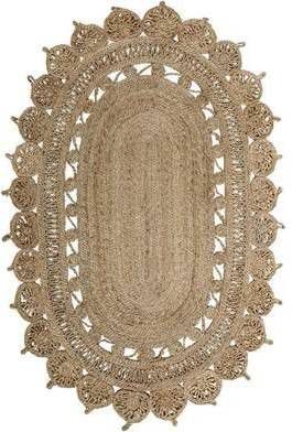 Bloomingville Vloerkleed Jute Bruin 182 x 1 x 121 cm