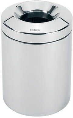 Brabantia Papierbak Met Vlamdover 7 Liter Brilliant Steel