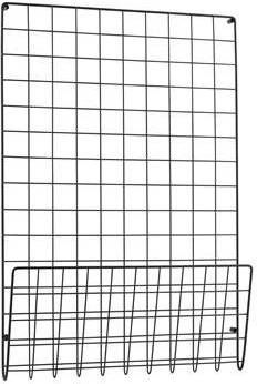 House Doctor Noticeboard Mesh, Black, 50x6cm, H72.5cm