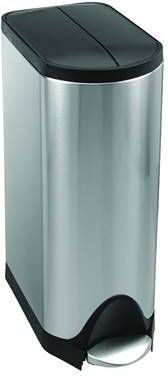 SimpleHuman pedaalemmer Butterfly met kunststof deksel 30 liter