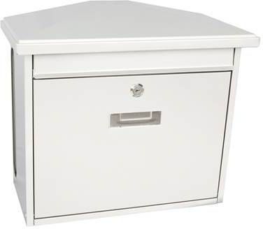 V-Part V part Wandbrievenbus Zamoran 20, 5 X 34, 5 Cm Staal Wit