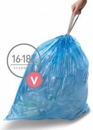 Simplehuman Pocket Liners Vuilniszakken Code V 16 18 Liter 3 X 20 Stuks
