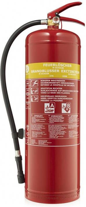 Smartwares SB9 Brandblusser Schuim 9 liter Brandklasse AB