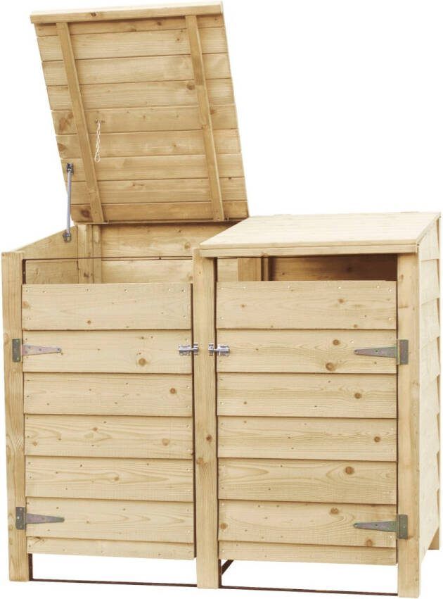 Intergard Klikoberging kliko ombouw 2 containers dubbel dicht 129x152x91cm