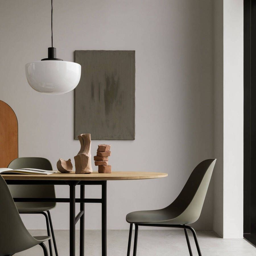 Menu Bank Hanglamp Wit Opaal Glas