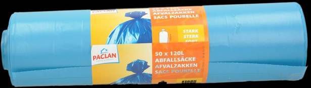 Paclan Huisvuil Afvalzak Blauw 1 Liter 50 Stuks Prullenbakwebshop Nl
