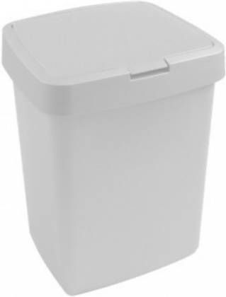 Sunware Delta Prullenbak 10 Liter Klepdeksel Wit 25, 1x21, 7x32, 6cm