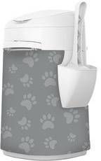 Litter Locker Dispenser Hoes Kattenbakaccessoires Grijs Houtkleur