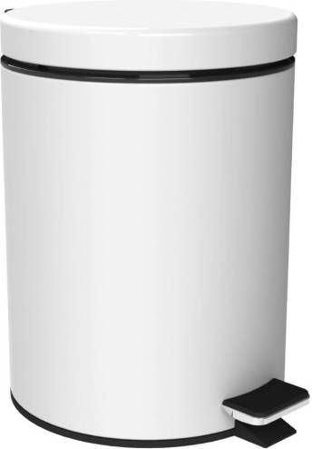 Allibert Afvalemmer Loft Game Staand 3 Liter Gelakt Mat Wit